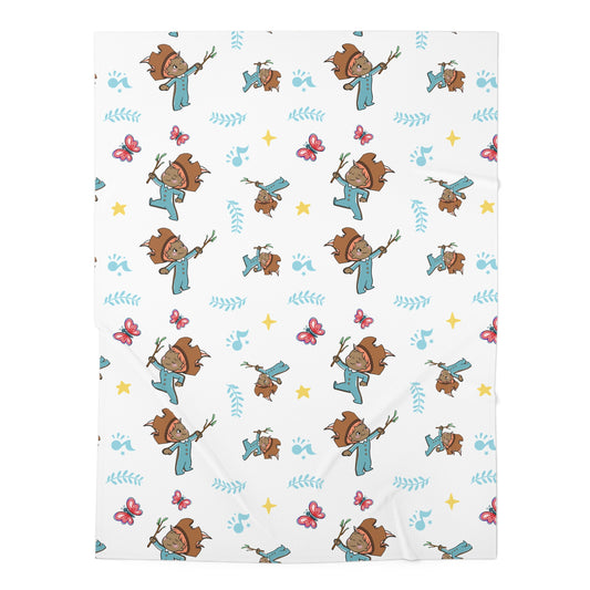 Pin Pon Friends Baby Swaddle Blanket