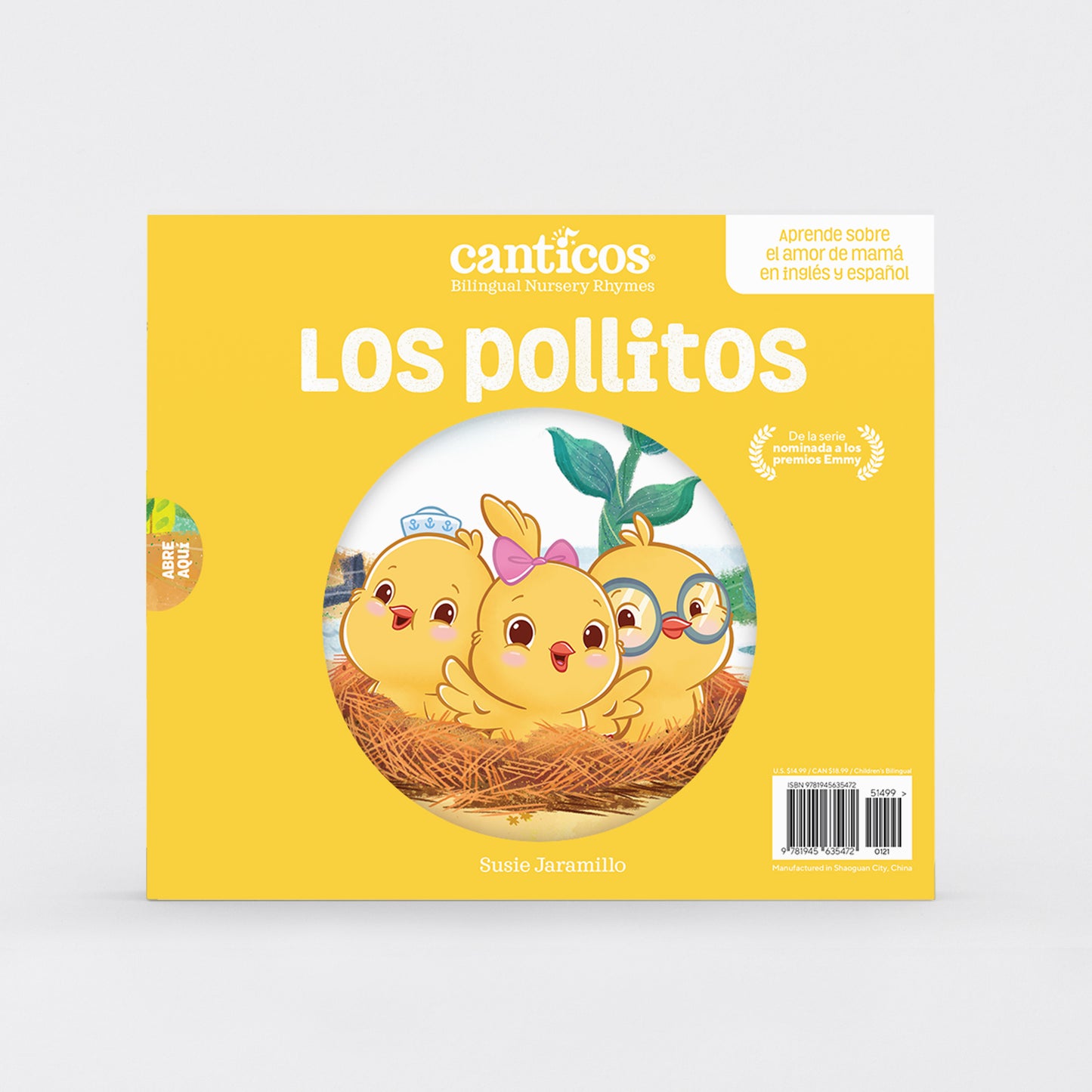 Kiki Storytime Set: Los Pollitos Book + Plush