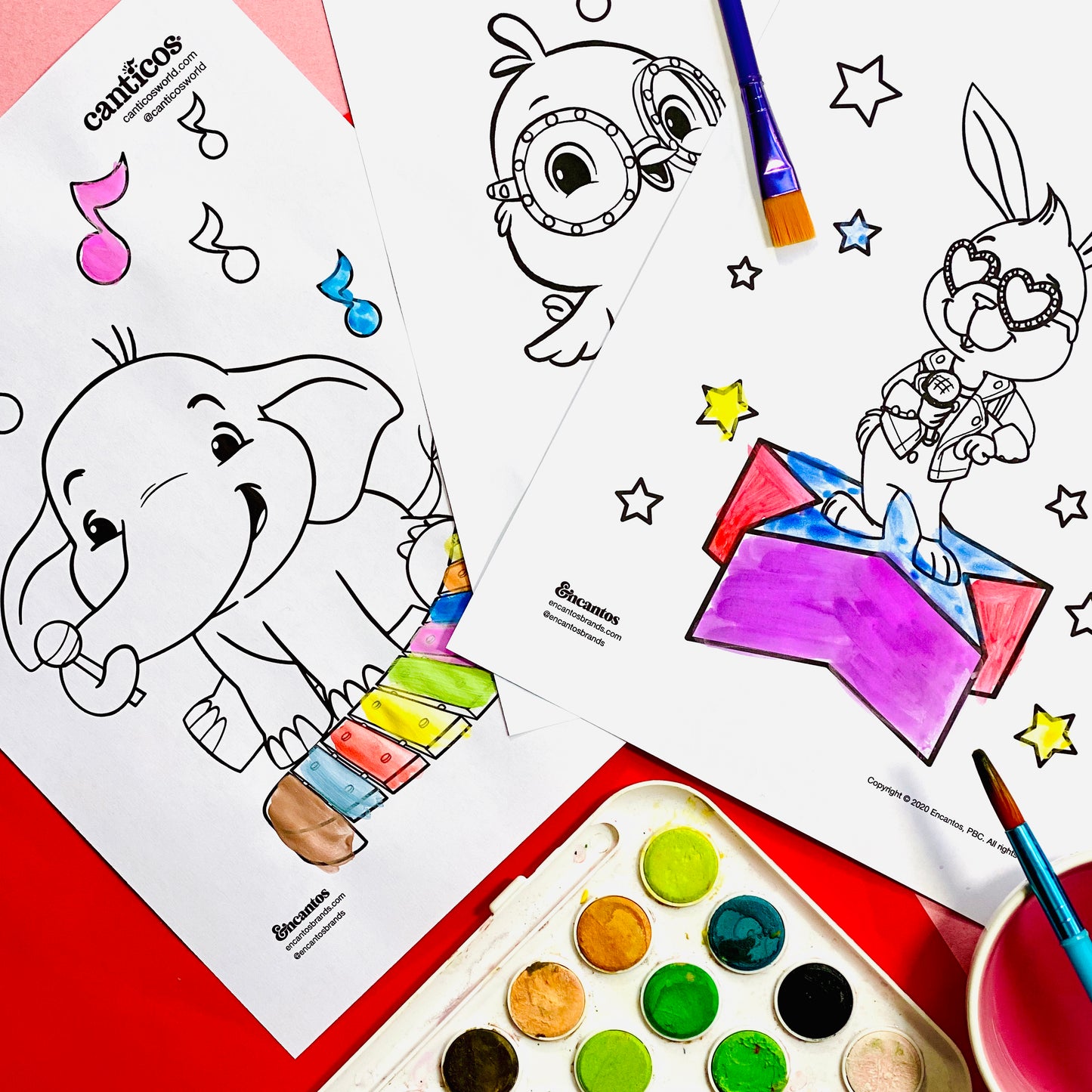 Party Printable Music Coloring Sheets