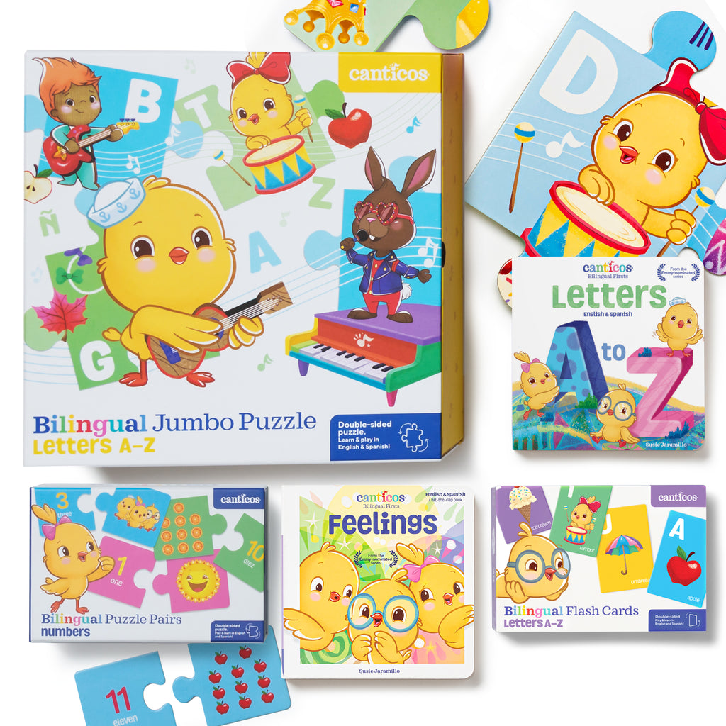Canticos Early Learner Gift Bundle: 5 Puzzles and Books