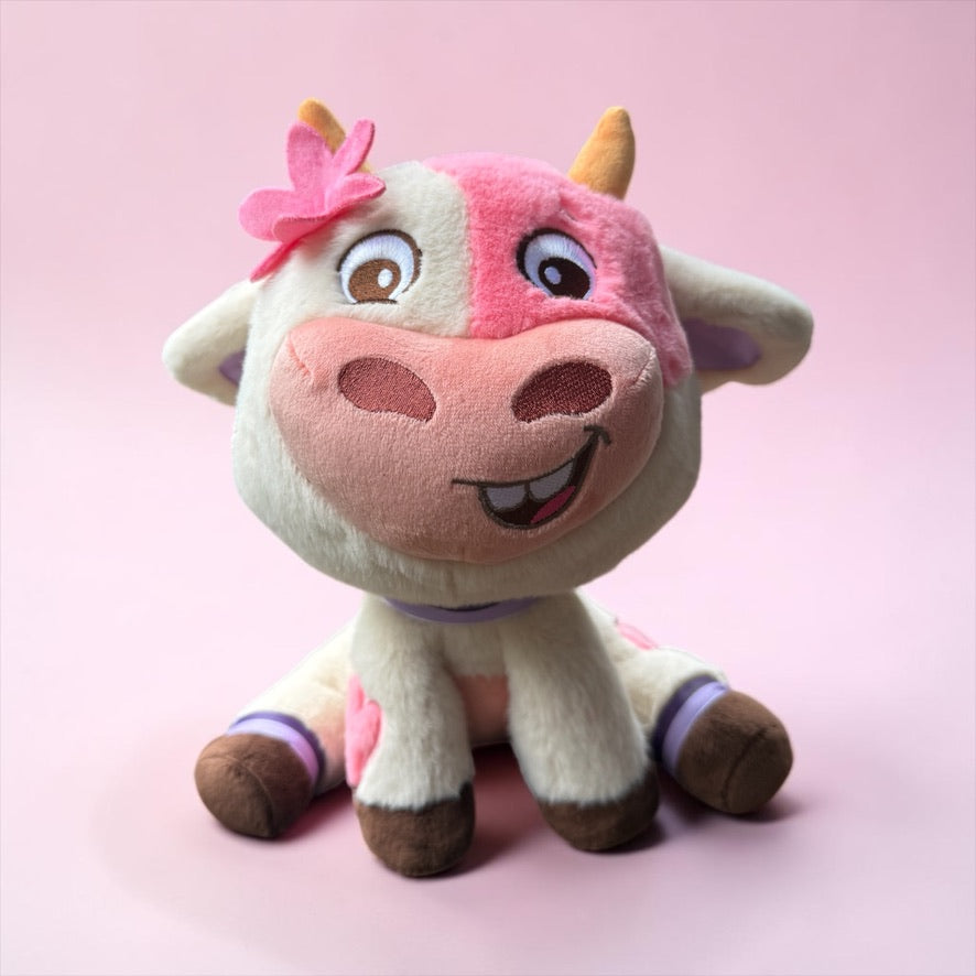 PRE-SALE: La Vaca Lola Plushie + Bilingual Interactive Book Bundle