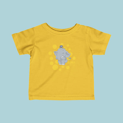 Benji the Elephant Infant T-Shirt - Yellow