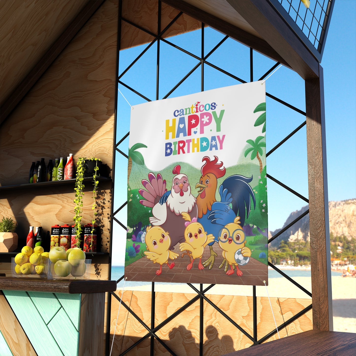 Canticos Birthday Banner – Chickie Family Celebration
