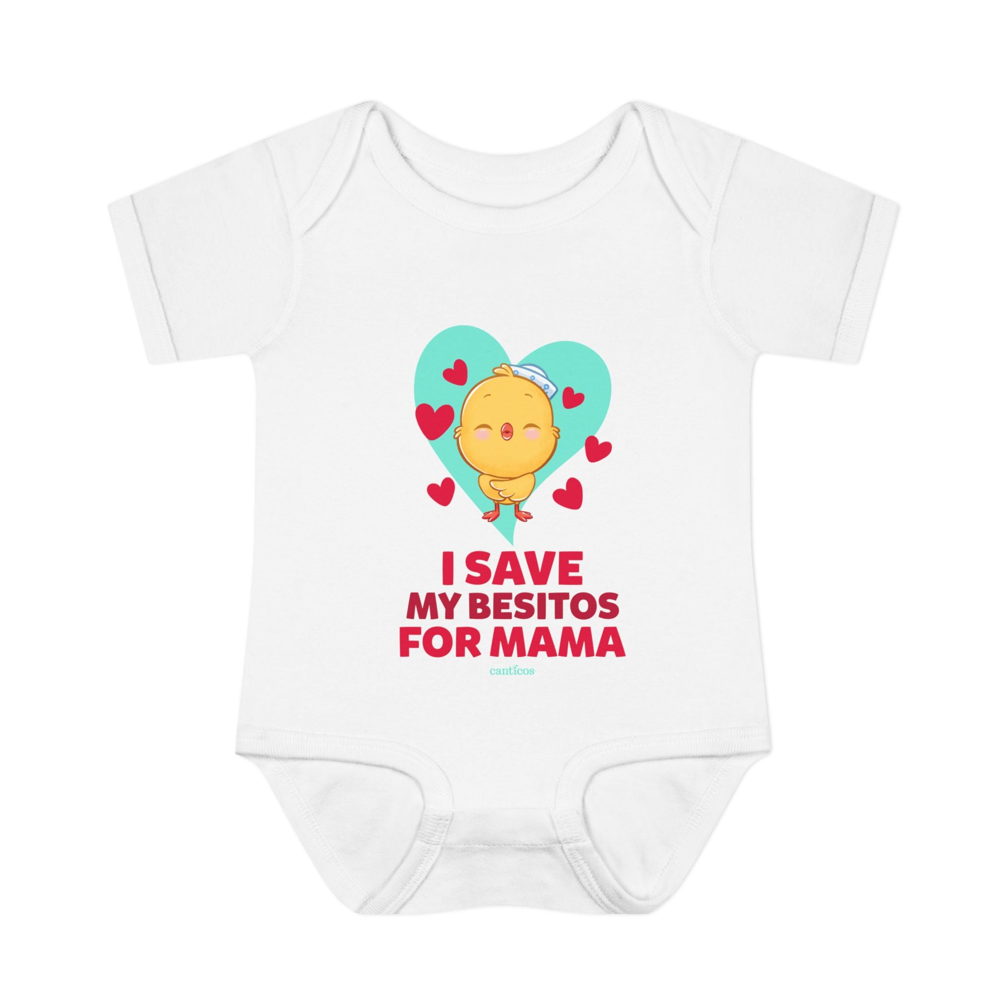 I Save my Besitos for Mama Onesie - Green