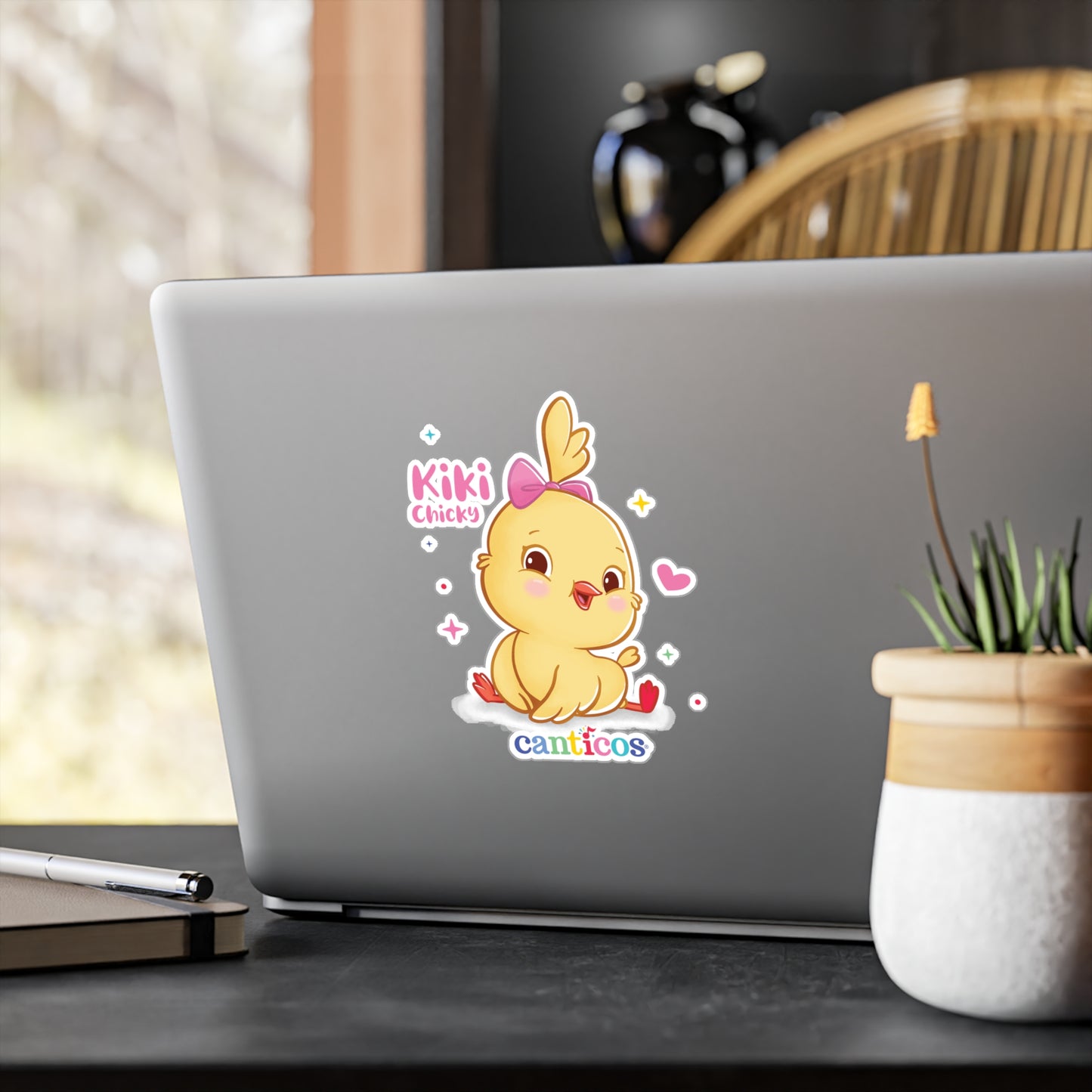 Cute Kiki Chickie Vinyl Decals for Kids' Rooms | Adorable Stickers