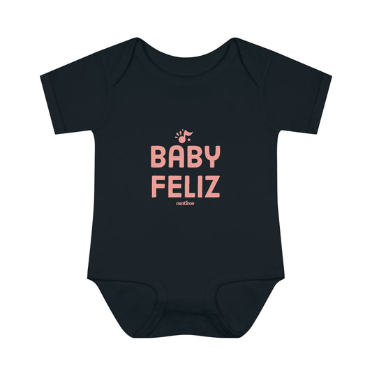 Baby Feliz Pink Onesie