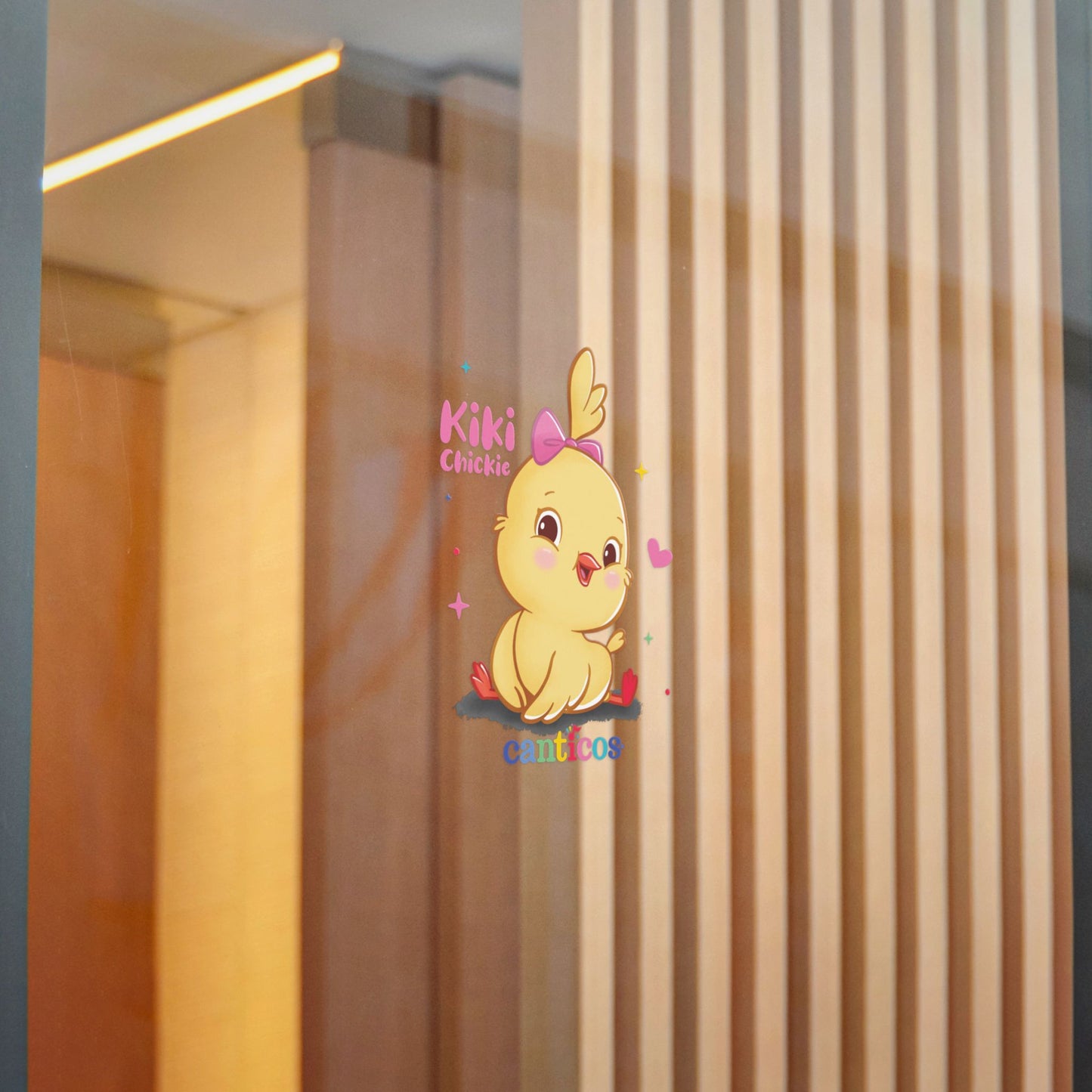 Cutie Pie Kiki Chickie - Kiss Cut Canticos Sticker, Room Decor
