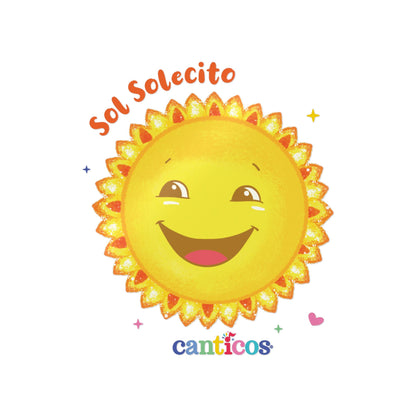 Sol Solecito, Little Sunny Sunshine - Kiss Cut Canticos Sticker, Room Decor