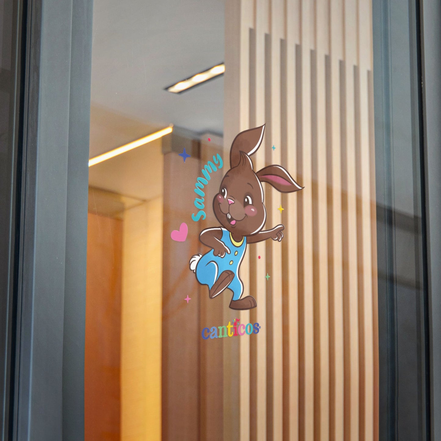 Sammy the Bunny Kiss-Cut Canticos Stickers - Room Decor