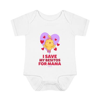 I Save my Besitos for Mama Onesie - Purple