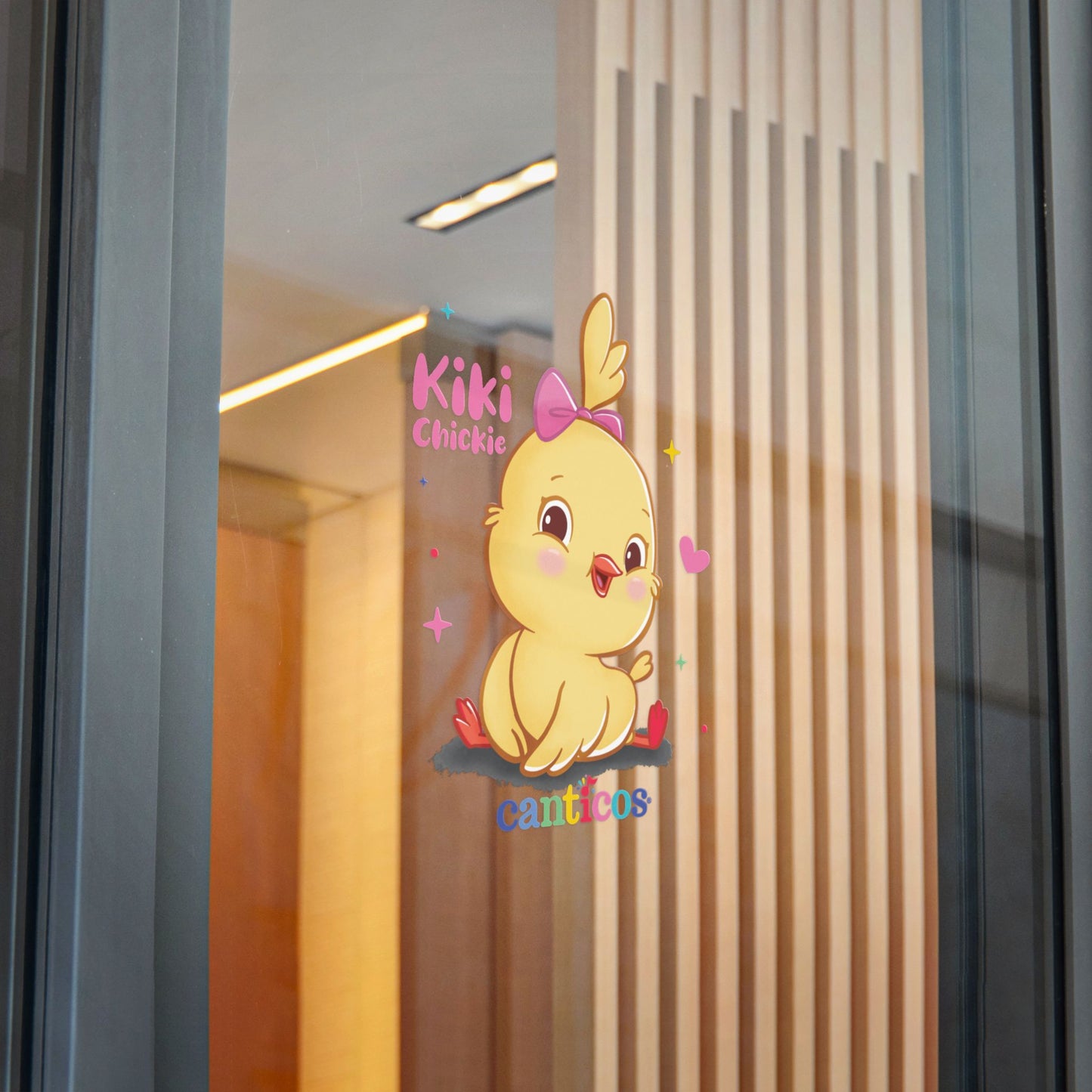 Cutie Pie Kiki Chickie - Kiss Cut Canticos Sticker, Room Decor