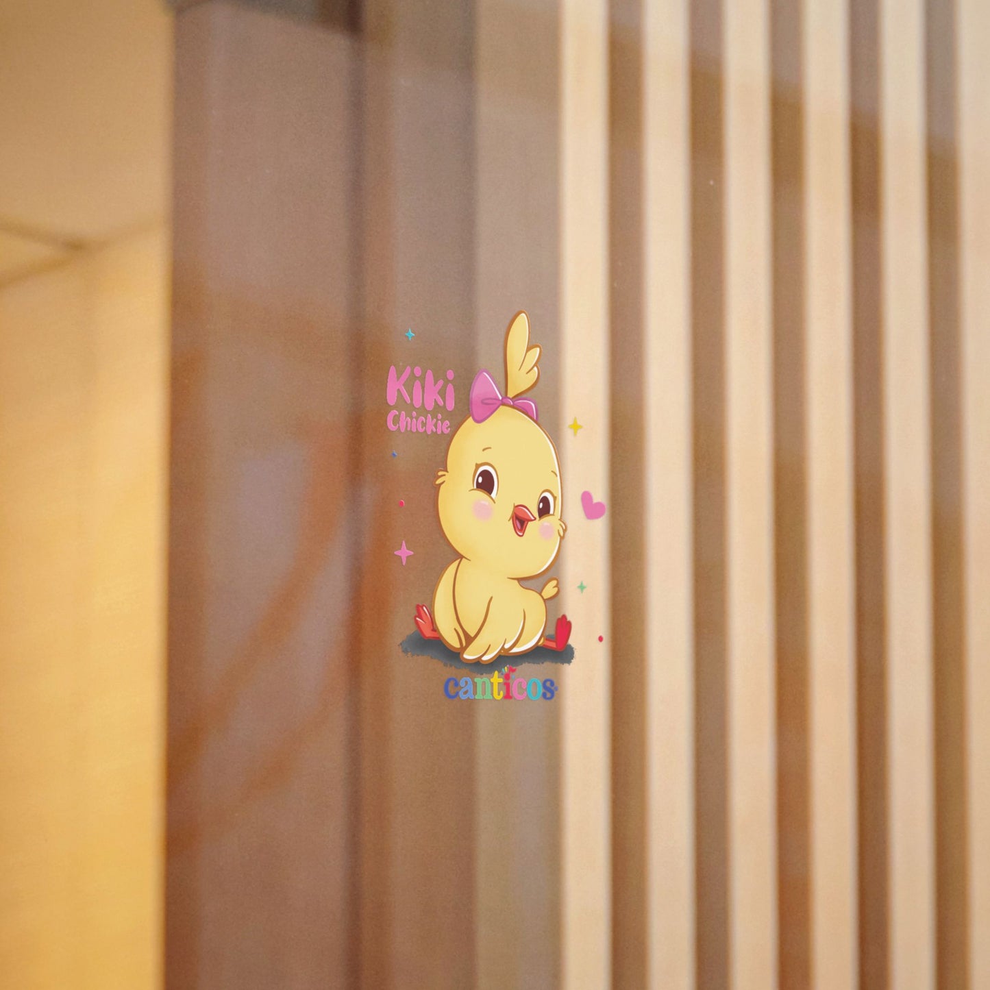 Cutie Pie Kiki Chickie - Kiss Cut Canticos Sticker, Room Decor