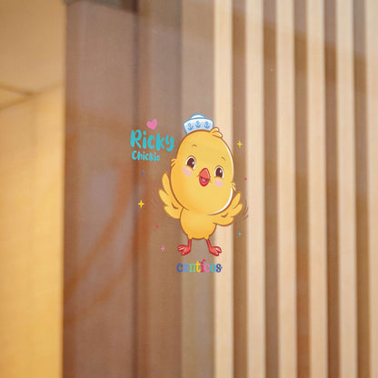 Huggable Ricky Chickie - Kiss Cut Canticos Sticker, Room Decor