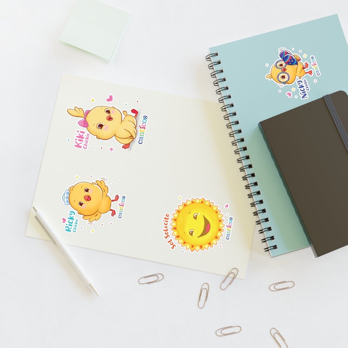 Chickie Canticos Sticker Sheets for Classroom or Party Favors