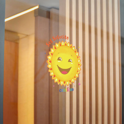 Sol Solecito, Little Sunny Sunshine - Kiss Cut Canticos Sticker, Room Decor