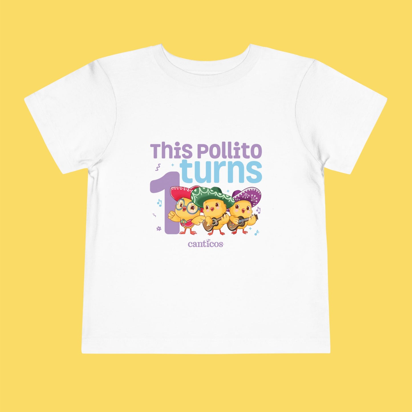 This Pollito Turns 1 Mariachi Chickies Kids T-Shirt