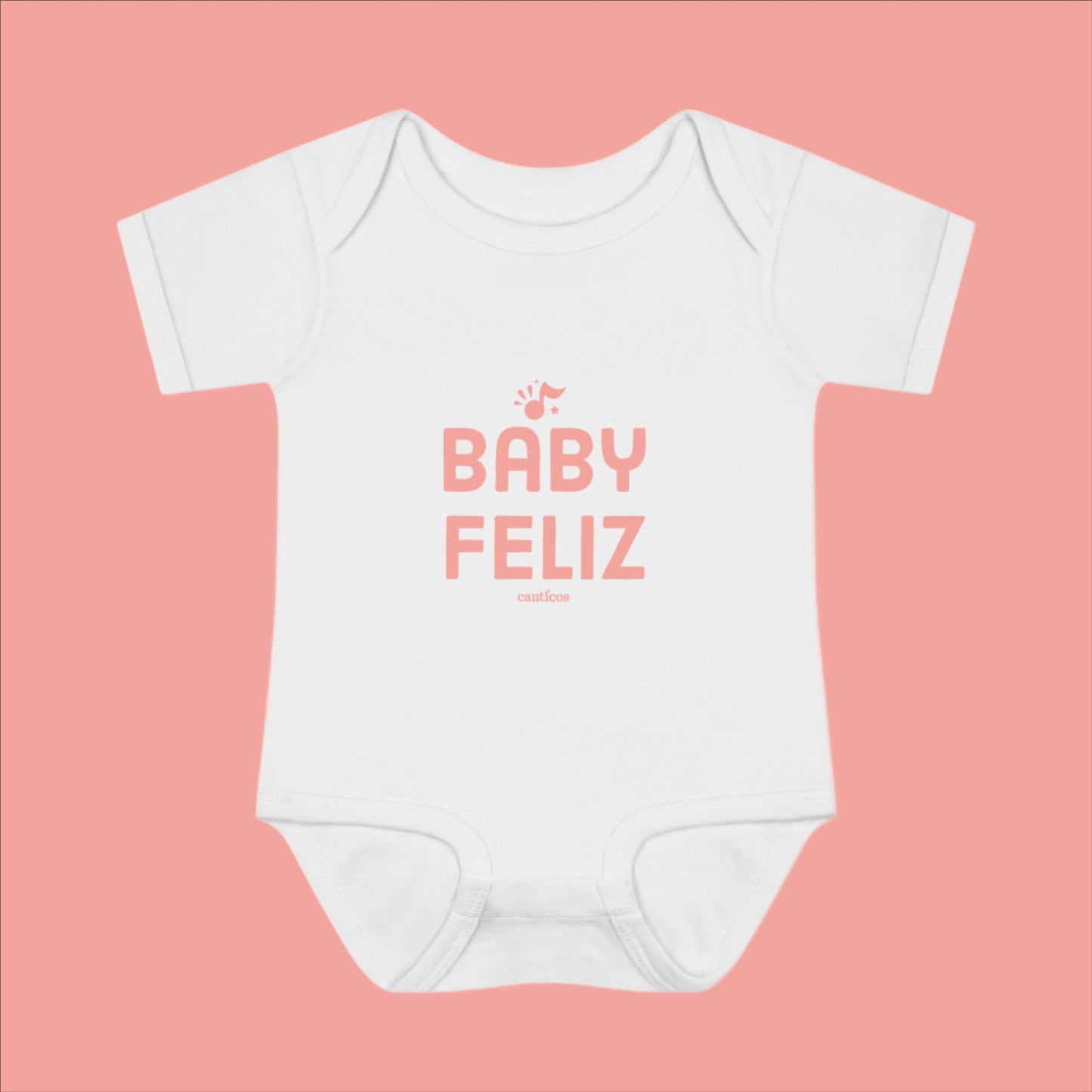 Baby Feliz Pink Onesie