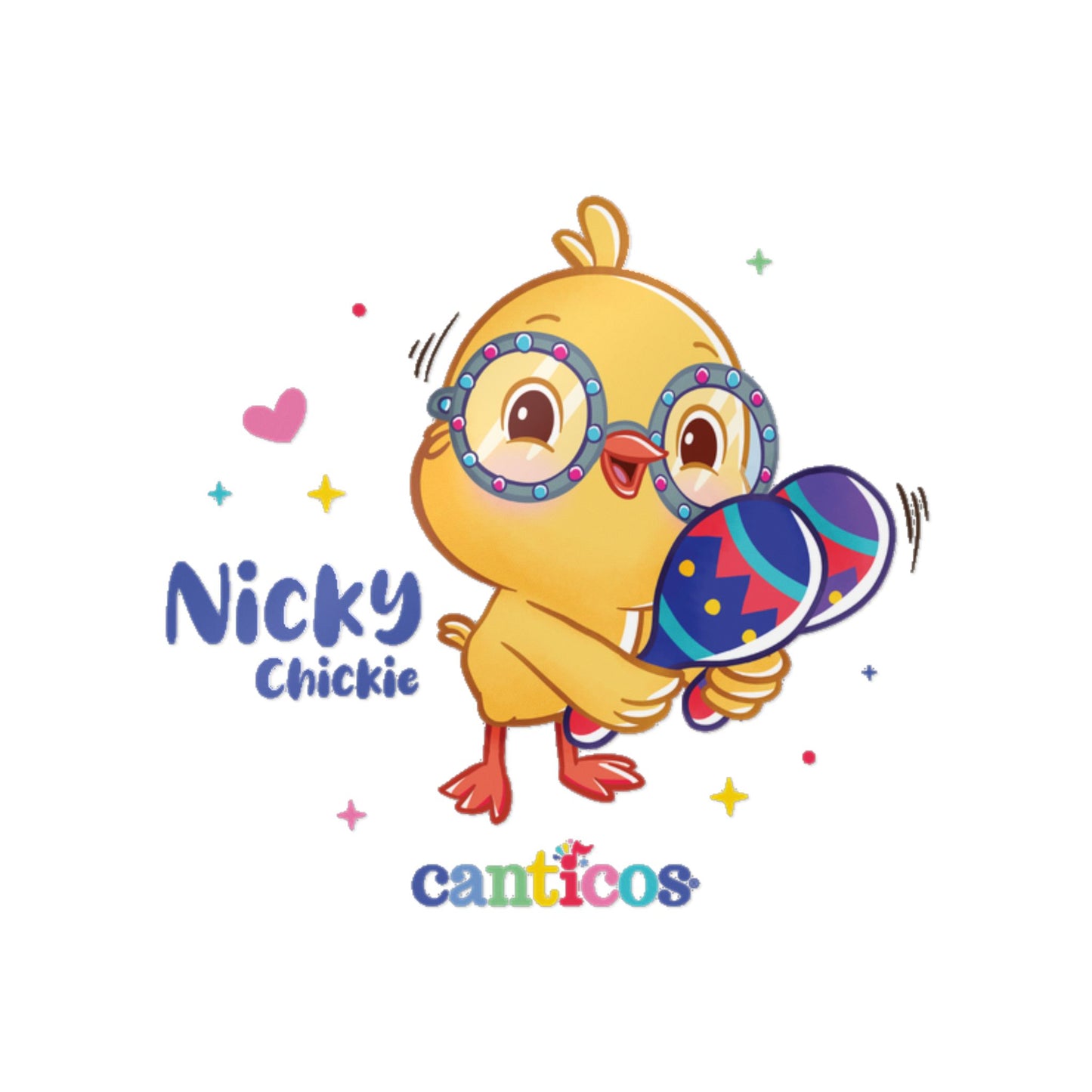 Fiesta Time Nicky Chickie Kiss-Cut Canticos Stickers - Room Decor