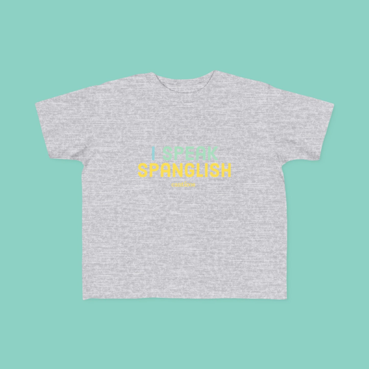 I Speak Spanglish Toddler T-shirt - Yellow