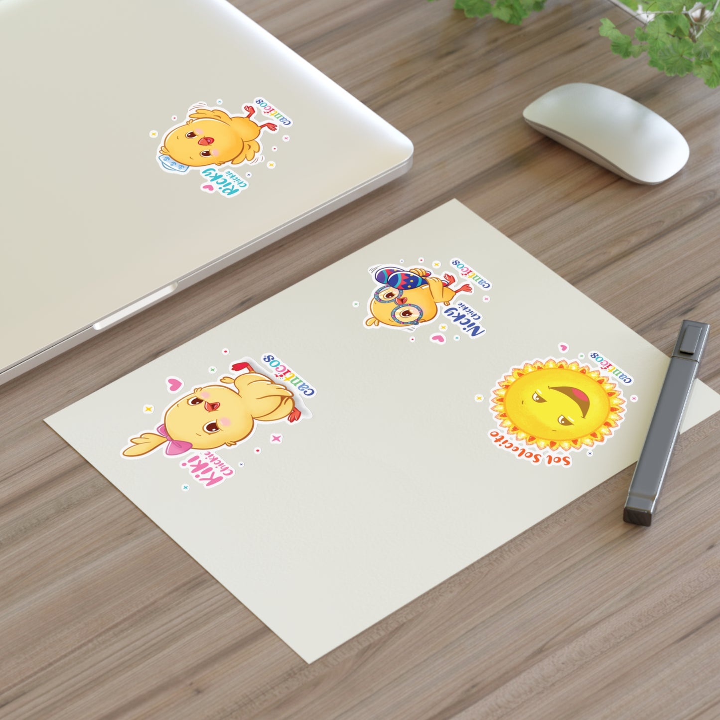 Chickie Canticos Sticker Sheets for Classroom or Party Favors