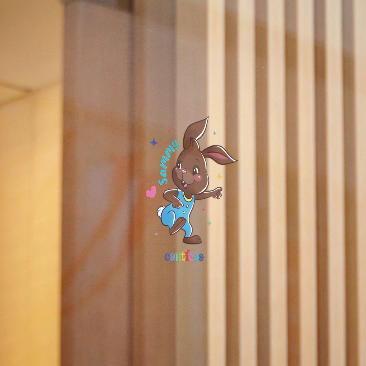 Sammy the Bunny Kiss-Cut Canticos Stickers - Room Decor