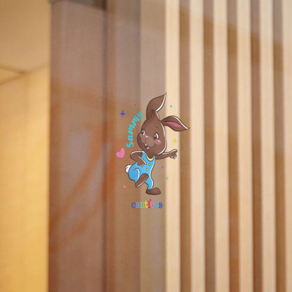 Sammy the Bunny Kiss-Cut Canticos Stickers - Room Decor