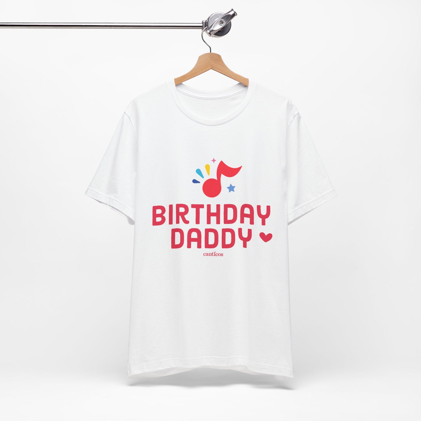 Canticos Daddy 'Birthday Vibes' Tee – Featuring the Happy Note