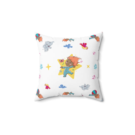 Pin Pon Friends Kids Throw Pillow