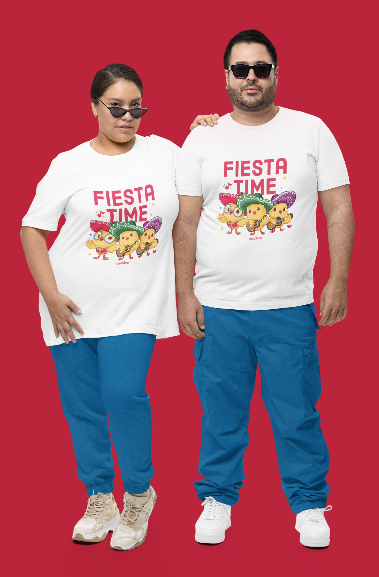 Canticos 'Fiesta Time' Unisex Tee – Featuring the Chickie Mariachis
