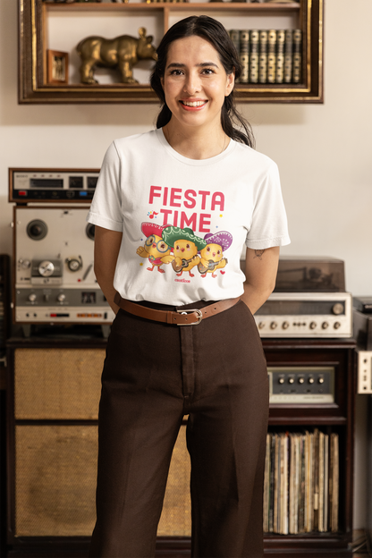 Canticos 'Fiesta Time' Unisex Tee – Featuring the Chickie Mariachis