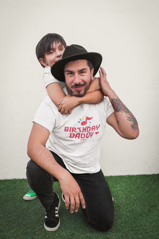 Canticos Daddy 'Birthday Vibes' Tee – Featuring the Happy Note