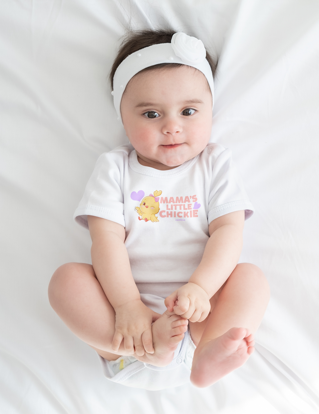 Mama's Little Chickie Onesie - Pink