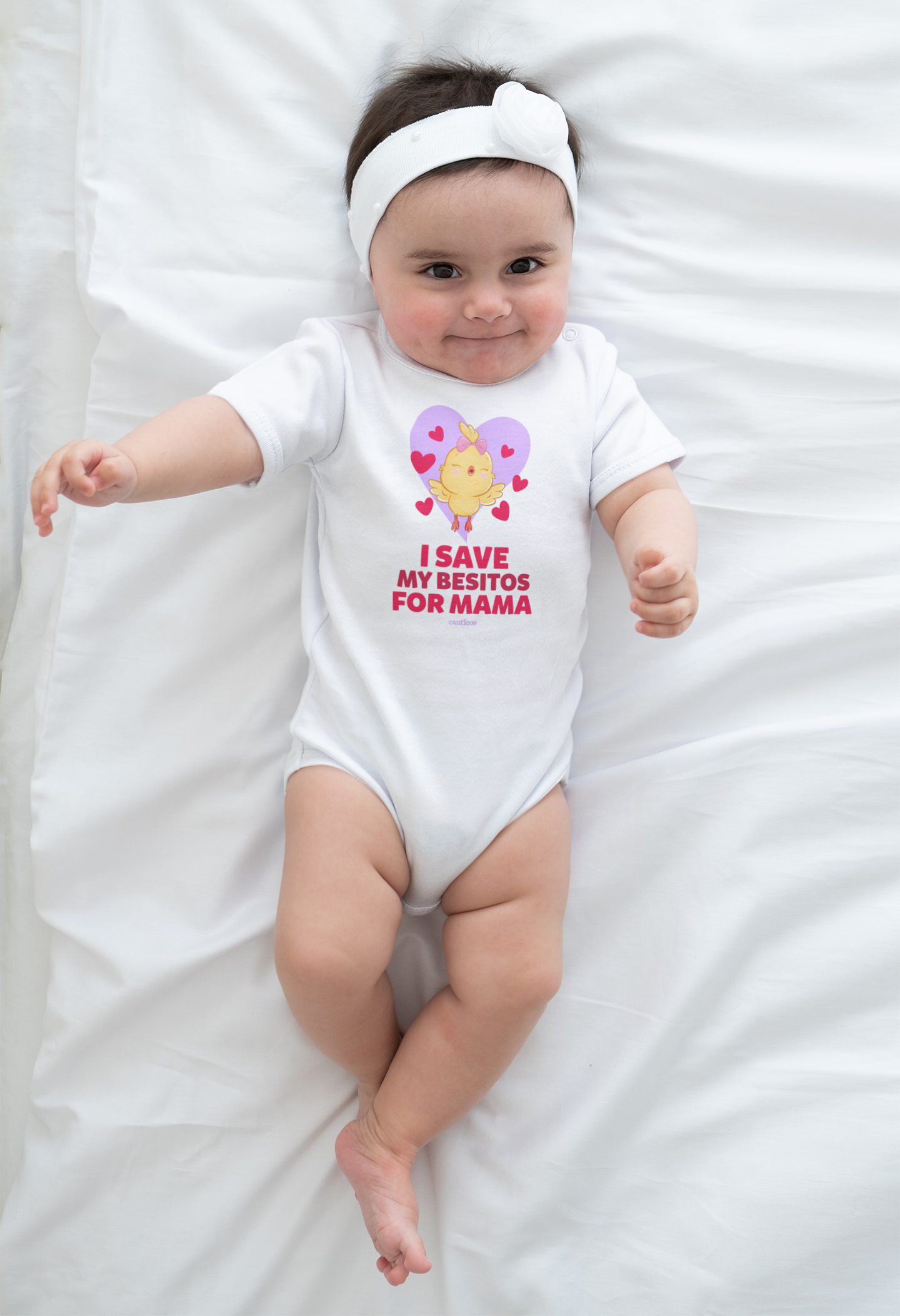 I Save my Besitos for Mama Onesie - Purple