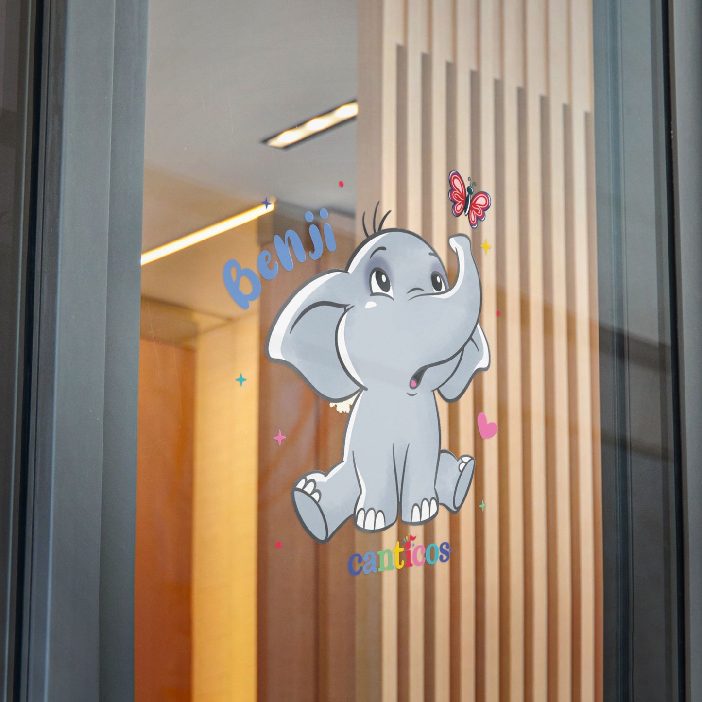 Sweet and Silly Benji Kiss-Cut Canticos Stickers - Room Decor