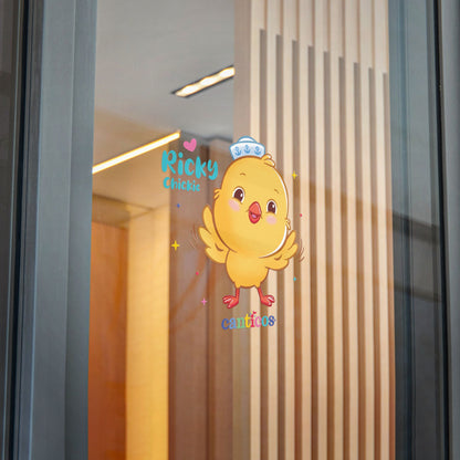 Huggable Ricky Chickie - Kiss Cut Canticos Sticker, Room Decor