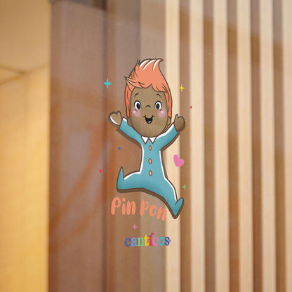 Pin Pon is Here! - Kiss Cut Canticos Sticker, Room Decor