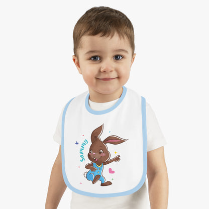 Sammy the Bunny Bib – Sweet, Silly & Snack-Read