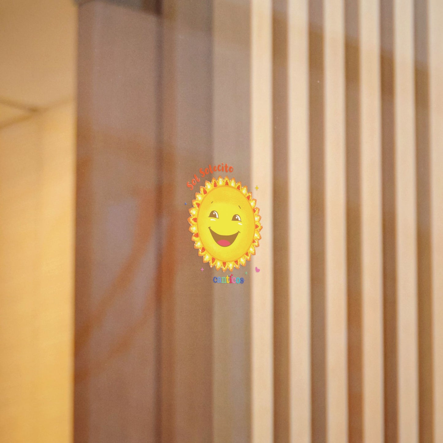 Sol Solecito, Little Sunny Sunshine - Kiss Cut Canticos Sticker, Room Decor