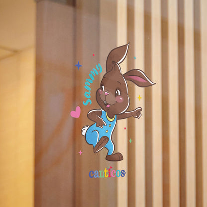 Sammy the Bunny Kiss-Cut Canticos Stickers - Room Decor