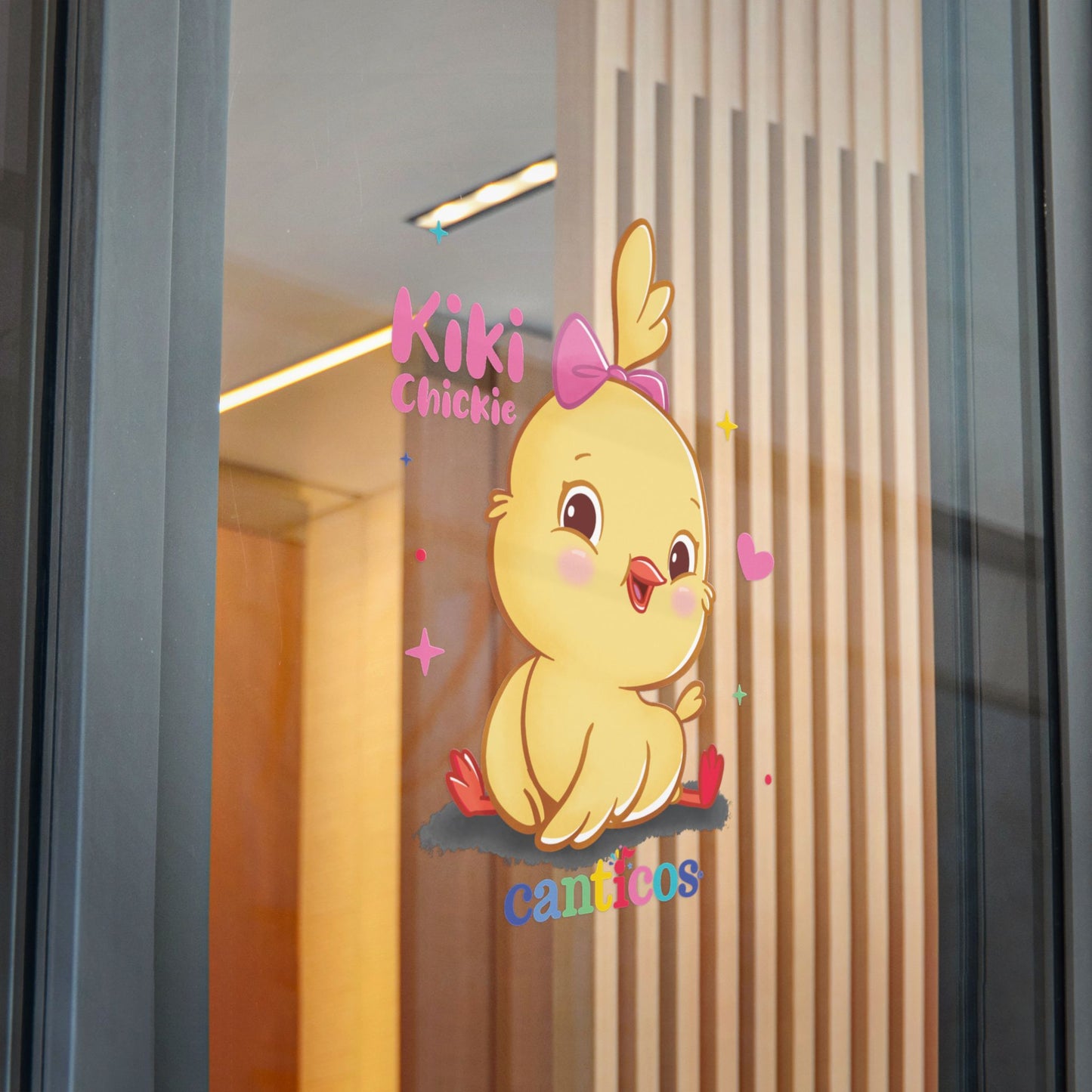 Cutie Pie Kiki Chickie - Kiss Cut Canticos Sticker, Room Decor