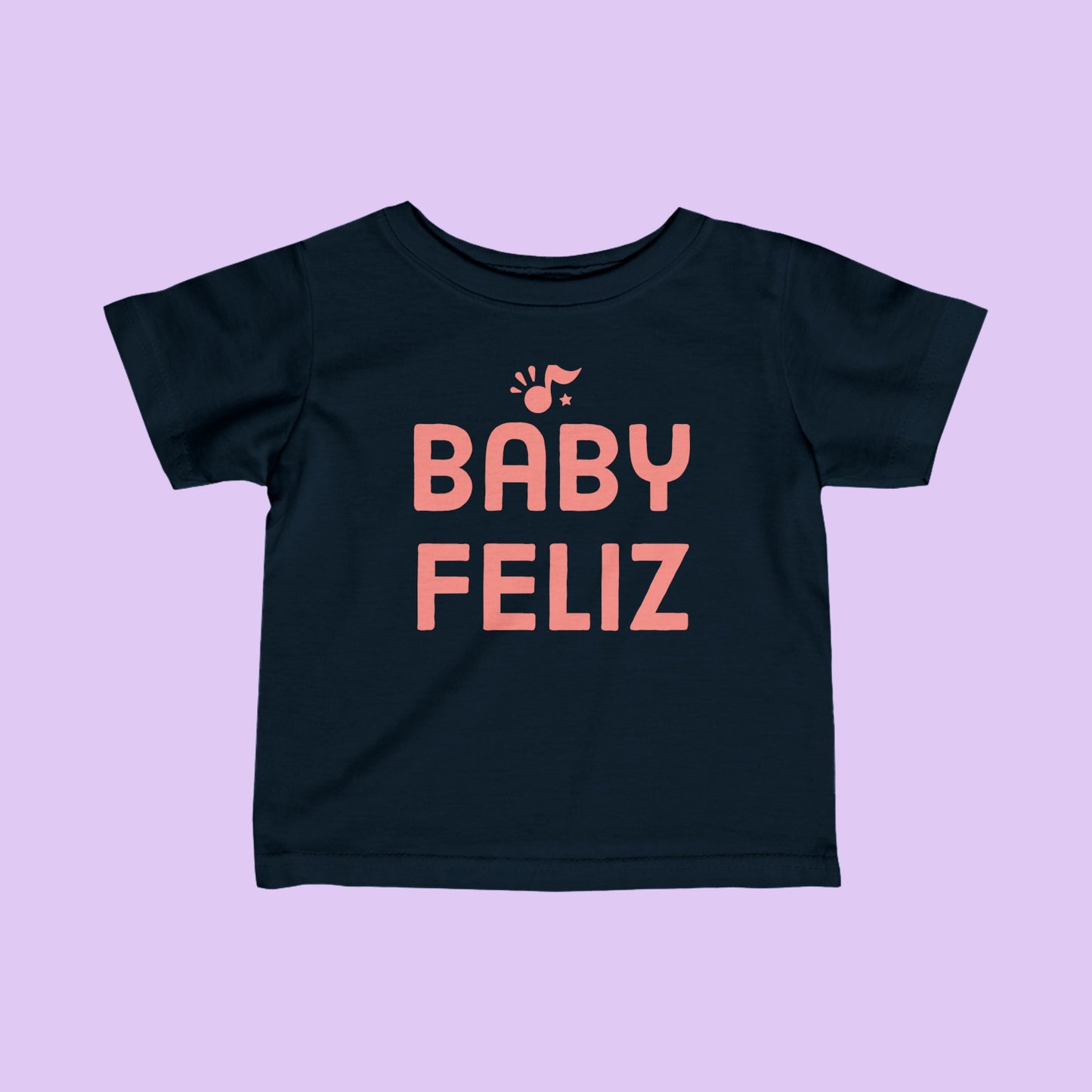 Baby Feliz Pink Toddler T-Shirt