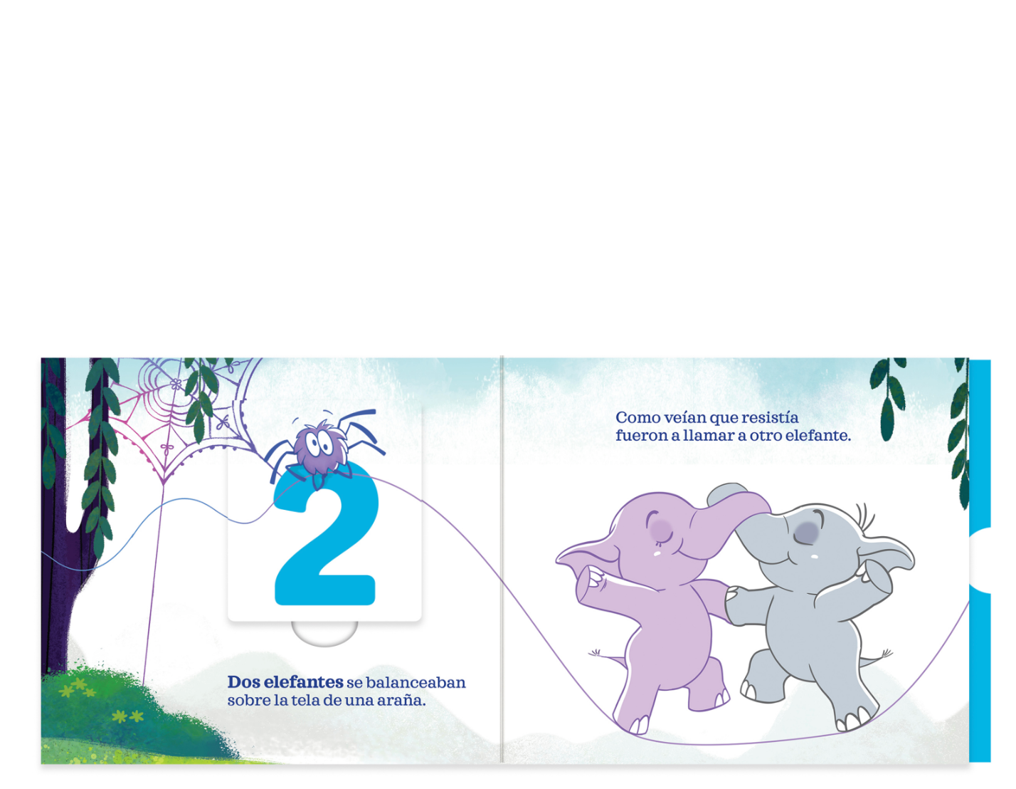 Little Elephants / Elefantitos, Flip & Play Bilingual Book