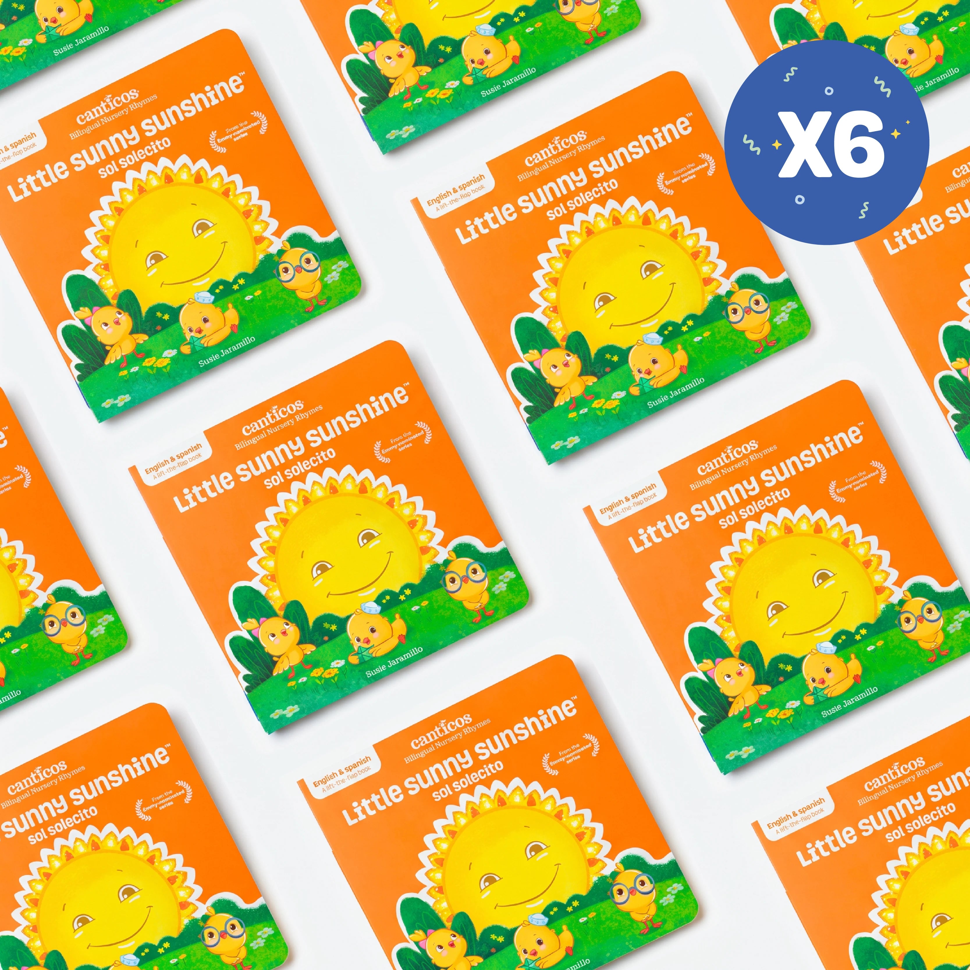 6-Book Party Favor Set – Little Sunny Sunshine / Sol Solecito