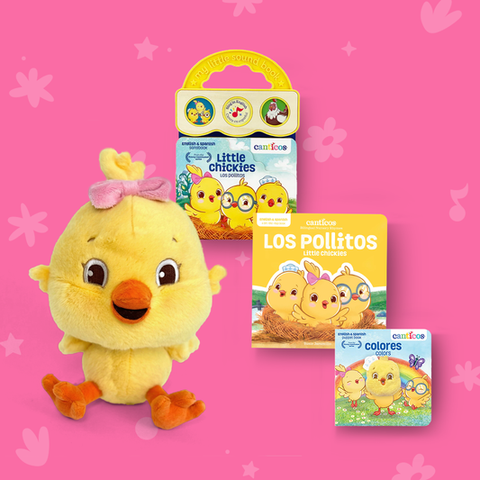 SUPERPACK: Kiki Plushie + 2 Interactive Books + Los Pollitos Book