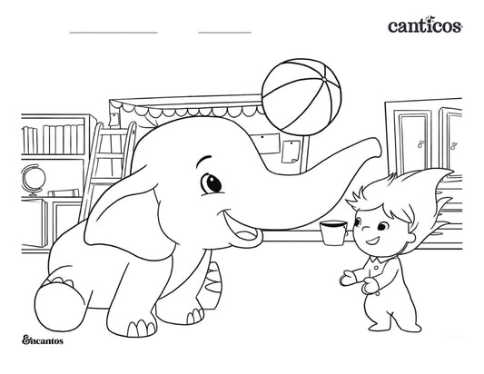 Chickies in the Nest — Coloring Sheet