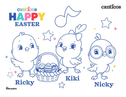 Happy Easter — Coloring Sheets