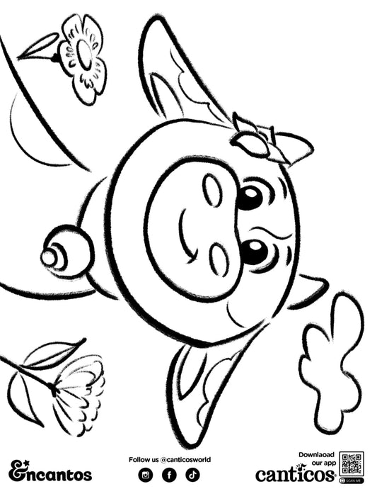 La Vaca Lola — Coloring Pages