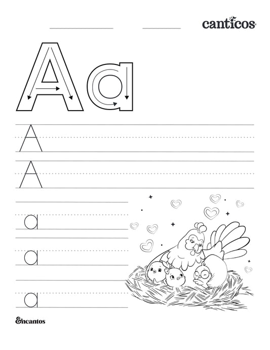 Letters A to E — Tracing Pack