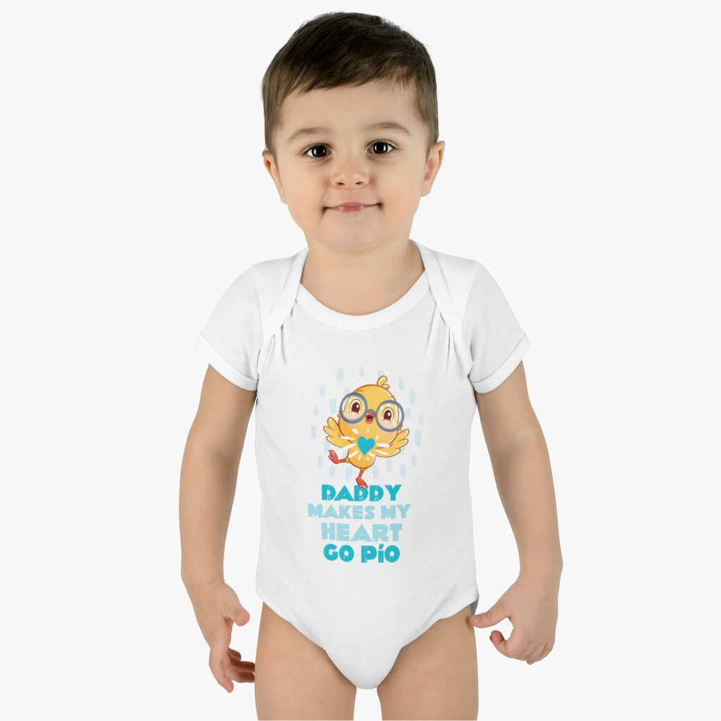 Daddy makes my heart go Pio! Onesie - Nicky
