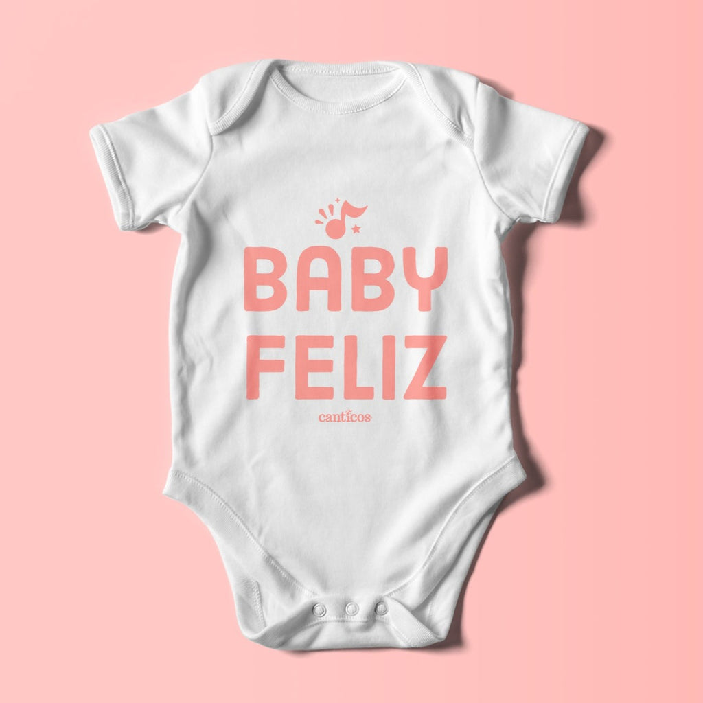 Baby Feliz Pink Onesie